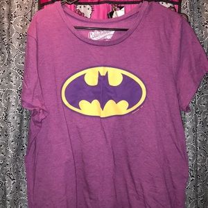 Heather purple Batman T-shirt. Woman’s xxl.